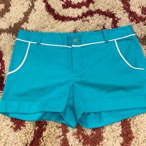 Banana republic turquoise shorts